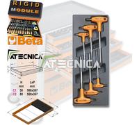 Termoformado Beta T55 C1-147 5 Utensilios Llaves Hexagonales TORX 97TTX T10-T30