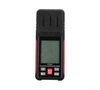 Termohigrómetro digital HT607, medidor profesional de temperatura y humedad con punto de rocío, bombilla húmeda, retención de datos, luz de fondo, -20 a 60 °C, estuche ABS para laboratorio e
