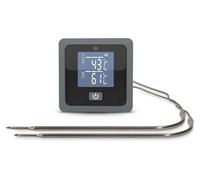 Termómetro Bluetooth inteligente para carne, con dos sondas - 75 x 75 x 32 mm