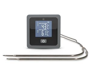 Termómetro Bluetooth inteligente para carne, con dos sondas - 75 x 75 x 32 mm