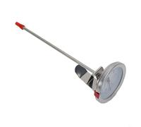 Termómetro de caramelo con clip para olla, termómetro para barbacoa, práctico clip de acero inoxidable para freír alimentos, medidor preciso de temperatura del aceite
