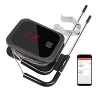 Termómetro de carne inalámbrico, conexión Bluetooth 5.1, 4 sondas, IBT-2X Bluetooth