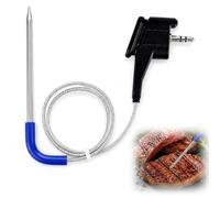 Termómetro de carne para horno para interior de horno, sonda de repuesto para Ninja DZ550 Foodi Smart XL 6 en 1, sonda de temperatura dual para parrilla interior y freidora de aire, termómetro de