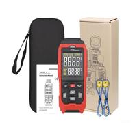 Termómetro digital de doble canal TA612B Termómetro K/J tipo termopar -200 ° C a 1372 ° C con alarma de registrador de datos Pantalla retroiluminada para Industrial para medición de temperatura de