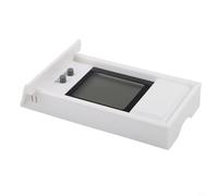 Termómetro digital para interiores y exteriores con función máxima mínima para jardín invernadero seguimiento de temperatura del hogar 20 a 50 C (blanco)