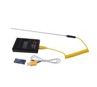 Termómetro digital tipo K con sonda de grado alimentario de 300 mm, medidor de temperatura industrial para refrigeración de calefacción HVAC, herramienta de medición de alta temperatura para aceite de