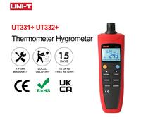 Termómetro Digital UNI-T, higrómetro UT331 + UT332 +, medidor de temperatura y humedad para fábricas,-20 °C ~ 70 °C UT331PLUS
