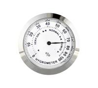 Termómetro higrómetro - hidrómetro medidor de humedad | Sensor de humedad analógico de alta precisión | Monitor higrómetro - Indicador de humedad para humidor - Caja de armario para el cuidado