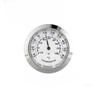 Termómetro higrómetro integrado: medidor digital de temperatura y humedad con pantalla de fácil lectura para el hogar, invernadero, bodega, laboratorio, acabado dorado o plateado (termómetro Silver37)