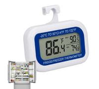 Termómetro Para Congelador - Pantalla LCD Fácil Lectura Con Imán Y Memoria Máxima Mínima - Termómetro Para, Frigorífico Y Enfriador,Para Hogar Cocina Comedor