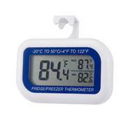 Termómetro Para Frigorífico | Pantalla LCD Grande Fácil Lectura Preciso Registro Máximo Mínimo | Termómetro Para, Frigorífico Y Enfriador - Para Restaurantes Tiendas Cocinas Y Comedores