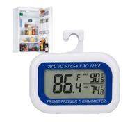 Termómetro Temperatura - Registro Preciso De Temperatura Máxima-Mínima Con Pantalla LCD Magnética | Termómetro Para, Frigorífico Y Enfriador - Para Restaurantes Tiendas Cocinas Y Comedores