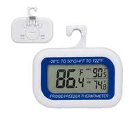 Termómetro Temperatura - Registro Temperatura Máxima, Mínima, Magnético Y Pantalla LCD Grande | Medidor Frigorífico Congelador,Uso En Cocina Y Comedor