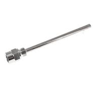 Termopozo de acero inoxidable G 1/2 pulgadas para vástago de 200 mm Máx. 600°C y 25 bares