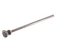 Termopozo de acero St35 G 1/2 pulgada para vástago de 200 mm máx. 600°C y 25 barras