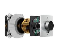 Axor ShowerSelect ID - Grifo empotrado termostático para 2 dispositivos, cromo 36752000