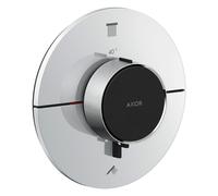 Termostato AXOR ShowerSelect ID de hansgrohe, empotrado, redondo, 2 consumidores, 36750000, Color: cromado