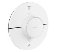 Axor ShowerSelect ID - Grifo termostático empotrado para 2 dispositivos, blanco mate 36750700