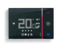 TERMOSTATO BTICINO CONECTADO AL RAS DE LA PARED, SMARTHER 2 NEGRO XG8002
