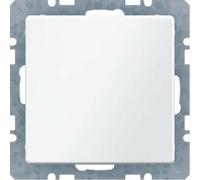 Termostato con BCU sin control manual, series berker Q.x de hager, blanco polar