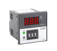 Termostato controlador de temperatura digital electrónico serie XMTD, código de marcación de 0 a 600 grados Celsius, KJ, PT100, CA 220 V, 75 x 75 mm