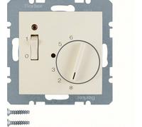 Termostato de ambiente Hager Berker 24V con interruptor de contacto NC - 20318982
