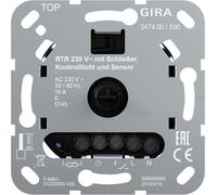 Termostato de ambiente para montaje empotrado, 230V, contacto normalmente abierto, sensor, compatible con suelo radiante, 1 unidad.
