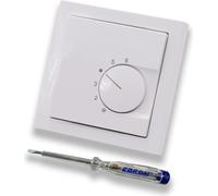 Termostato de ambiente RTR-6210sg, marco para un dispositivo, detector de fase, para calefacción por suelo radiante