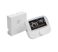 Termostato de Caldera Inteligente e Inalámbrico con Wifi para Hogar, con Control de Aplicación Remota, Períodos Programables y Pantalla Meteorológica Interior (WiTH3-WIFI)