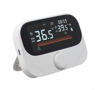 Termostato de caldera RF para Tuya para inteligente, controlador de habitación programable inalámbrico, perilla giratoria, pantalla LCD de humedad meteorológica, interruptor Fahrenheit, (WiTH3-WIFI)