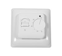Termostato de calefacción de Piso, Cuarto de 230 V Mecánico Termostato de calefacción Manual Aire Acondicionado Interruptor de Control de Temperatura, Seguridad, Ahorro de energía y Confort