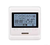 Termostato de calefacción de suelo, controlador de calefacción eléctrico programable semanal de 16 A, control de temperatura dual para el hogar
