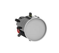 Termostato de cuerpo empotrado Gessi Hi-Fi con botón de encendido/apagado, desconector, filtro y preapagado, 38268031