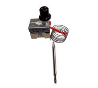 Termostato de seguridad para estufa de pellets capilar de 1,5 mt 90 110 grados rearme manual