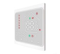 Termostato Digital Acrílico 3A Agua 16A Eléctrico Suelo(3A White) | Compatible 3A agua 16A eléctrico, control para preciso suelo radiante, estándar residencial