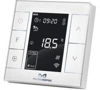 Termostato eléctrico con sensor de humedad, tecnología Z-Wave y pantalla táctil de cristal