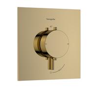 Termostato empotrado hansgrohe Ecostat Comfort E para 1 consumidor, 33710990, Color: Óptica Oro Pulido