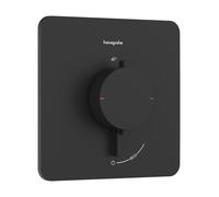 Termostato empotrado hansgrohe Ecostat Comfort Q para 1 consumidor, 33712670, Color: negro mate