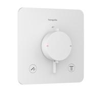 Hansgrohe Ecostat Comfort Q - Grifo termostático empotrado para 2 dispositivos, blanco mate 33713700