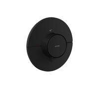 Termostato hansgrohe AXOR ShowerSelect ID, Highflow, empotrado, redondo, 36759670, Color: negro mate