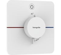 Hansgrohe ShowerSelect Comfort - Grifo termostático empotrado, blanco mate 15581700