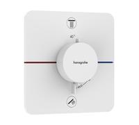 Hansgrohe ShowerSelect Comfort Q grifo de bañera y ducha empotrado con termostato blanco 15583700