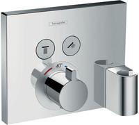Hansgrohe Grifo de bañera y ducha empotrado ShowerSelect 15765000 con termostato cromo