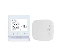Termostato inalámbrico RF WiFi, termostato inteligente de habitación electrónica para controlador de calefacción de caldera de gas con pantalla táctil (WiFi)