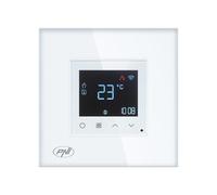 Termostato Inteligente PNI CT26W WiFi Suelo Radiante eléctrico o Grupo de Bombeo, Sensor de Suelo Incluido, empotrable, Control Desde la aplicación Tuya Smart