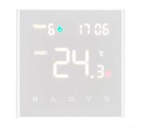 Termostato inteligente programable WiFi para calefacción por suelo radiante, caldera de gas de agua con control de voz compatible con ALEXA Google Home Weekly Schedule PC ABS (caldera de gas 3A WiFi)
