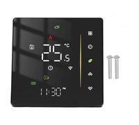 Termostato Inteligente, Termostato WiFi Controlador de Temperatura Programable Inteligente para Calefacción de Caldera 95-240 V Negro, Controles