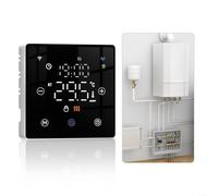Termostato inteligente WiFi para aplicación Tuya, controlador de temperatura programable alimentado por batería con control de voz, horario semanal 5+2 para caldera de gas y calefacción por suelo