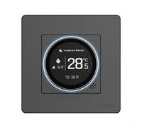 Termostato inteligente ZHT-SR para MOES Star Ring Serie, para TUYA para ZIGBEE Regulador de temperatura con brillo ajustable, calentador de agua/eléctrico/caldera, calibración, protección contra