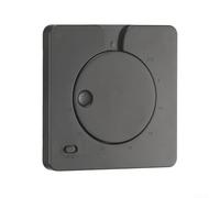 Termostato mecánico no programable para calefacción de suelo eléctrico, controlador de temperatura de perilla giratoria de 16 A con indicador LED, rango de 5-40 °C, color negro